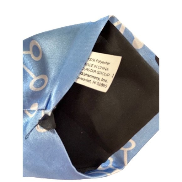 Four Star Men's Necktie Tie Powder Blue Snowman 52 Inch Length Polyester Novelty - Picture 3 of 4